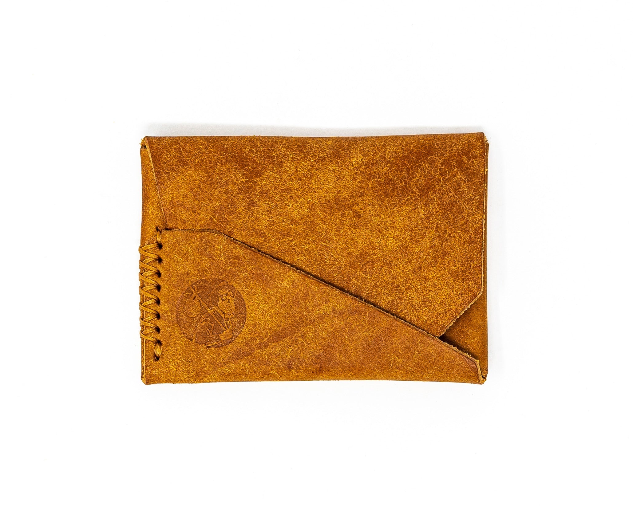 Open Sea Leather Gun Deck Mini — Slim Pueblo Leather EDC Wallet