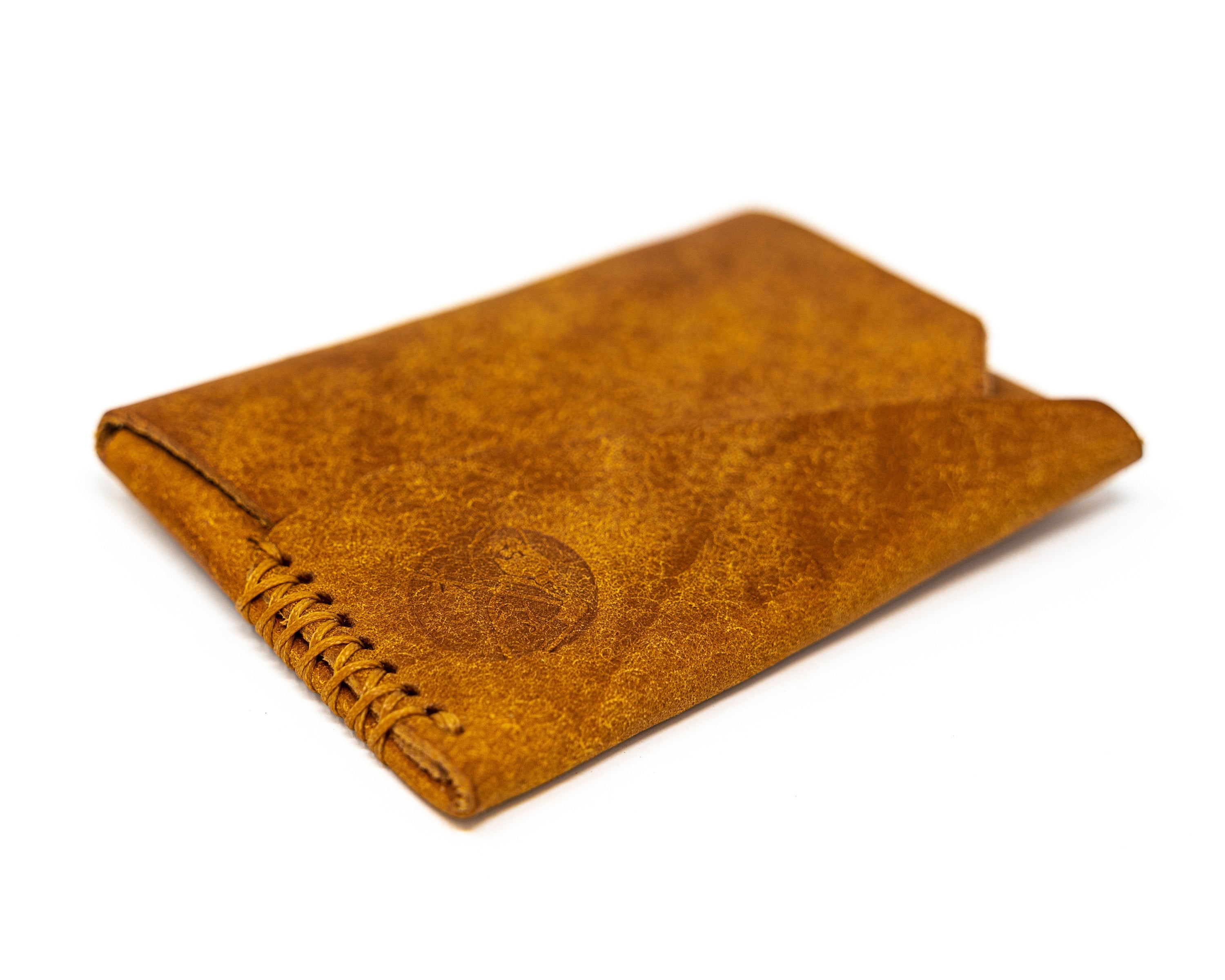Open Sea Leather Gun Deck Mini — Slim Pueblo Leather EDC Wallet