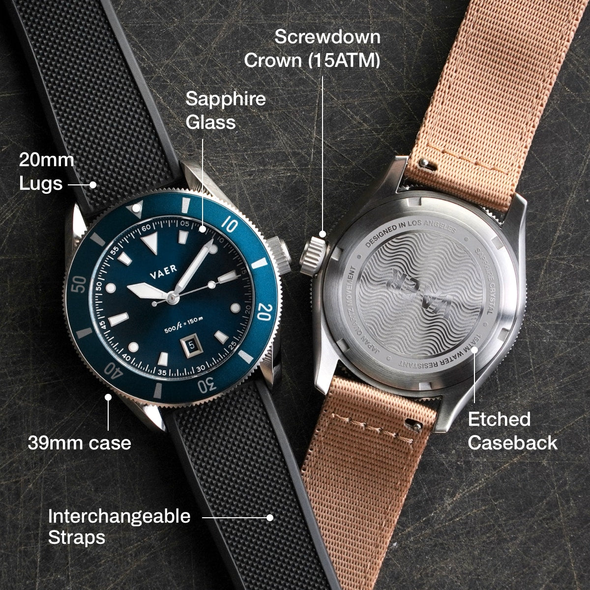 DS2 Meridian Navy - Quartz 39mm