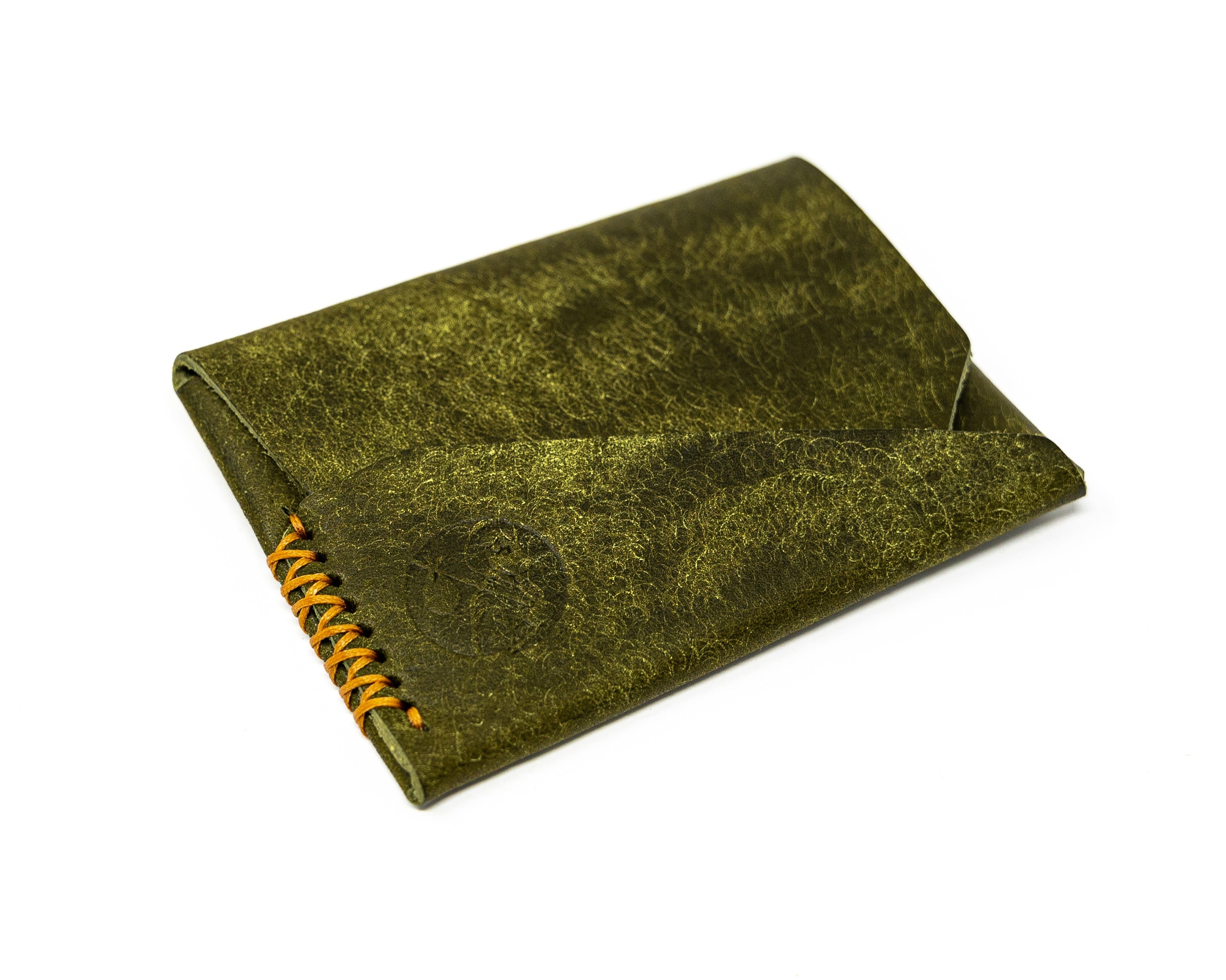 Open Sea Leather Gun Deck Mini — Slim Pueblo Leather EDC Wallet
