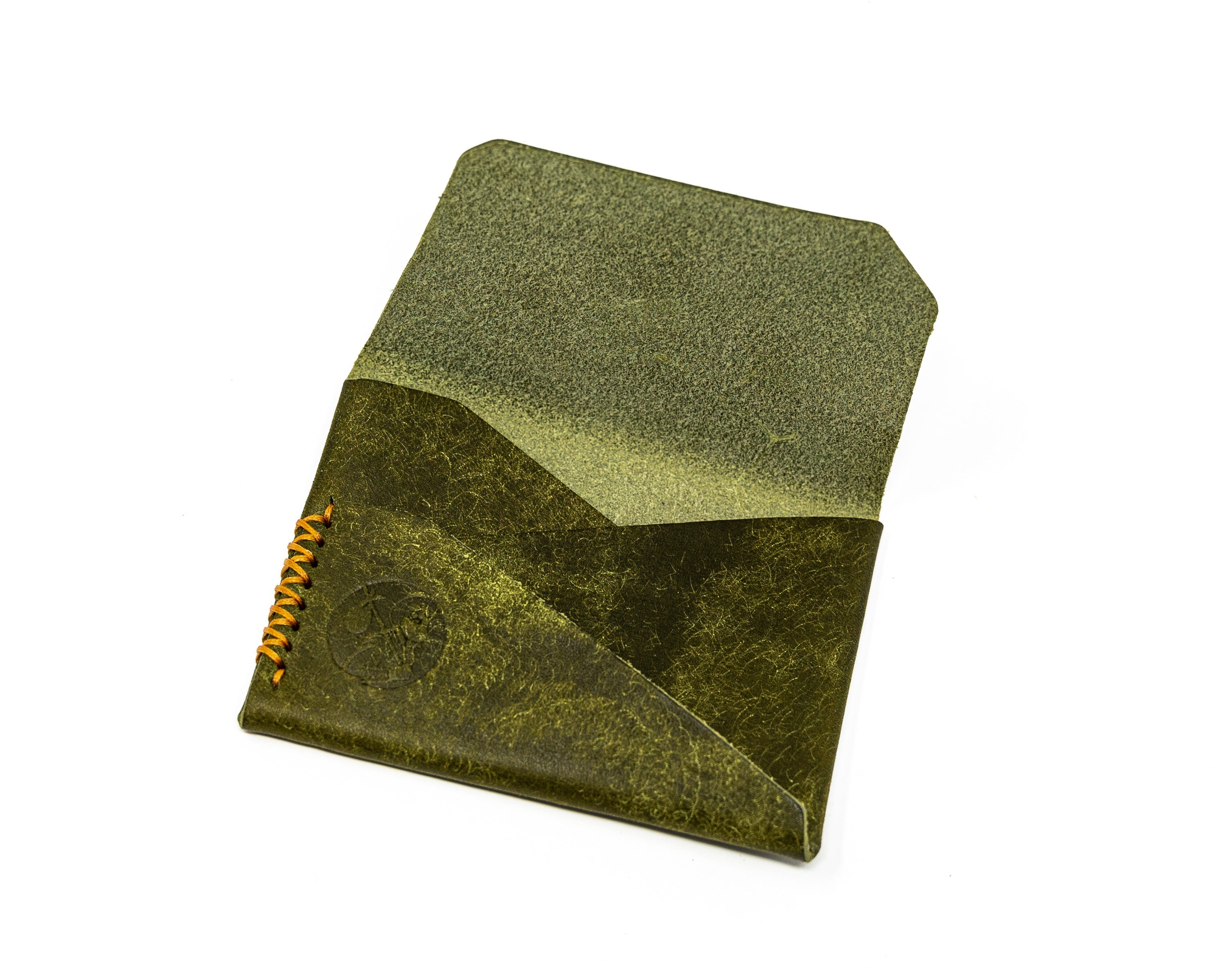 Open Sea Leather Gun Deck Mini — Slim Pueblo Leather EDC Wallet