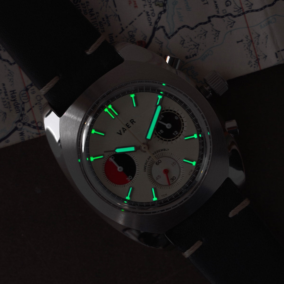 R1 USA Racing Chronograph - Cream 42mm