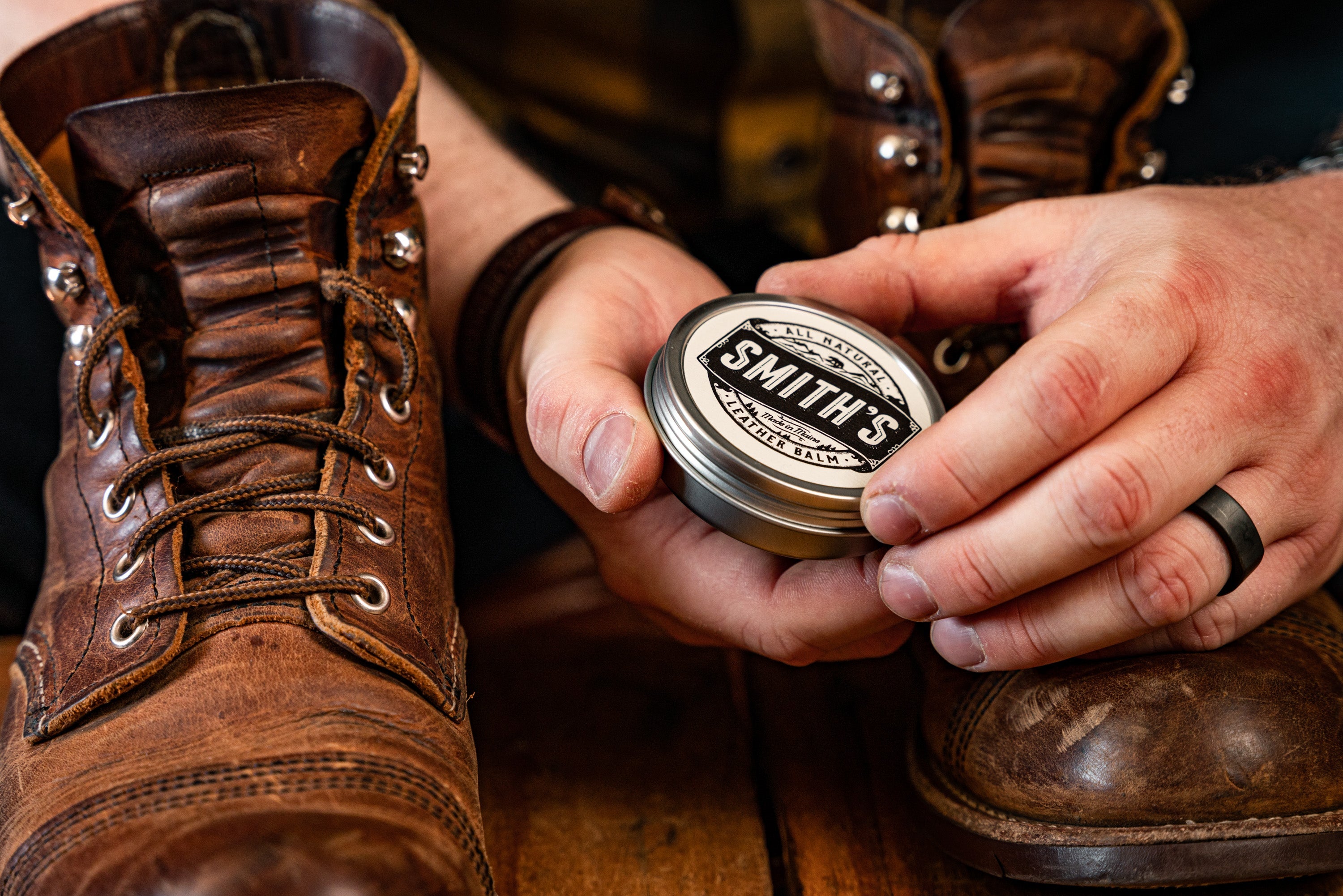 Leather Balm 4oz Tin