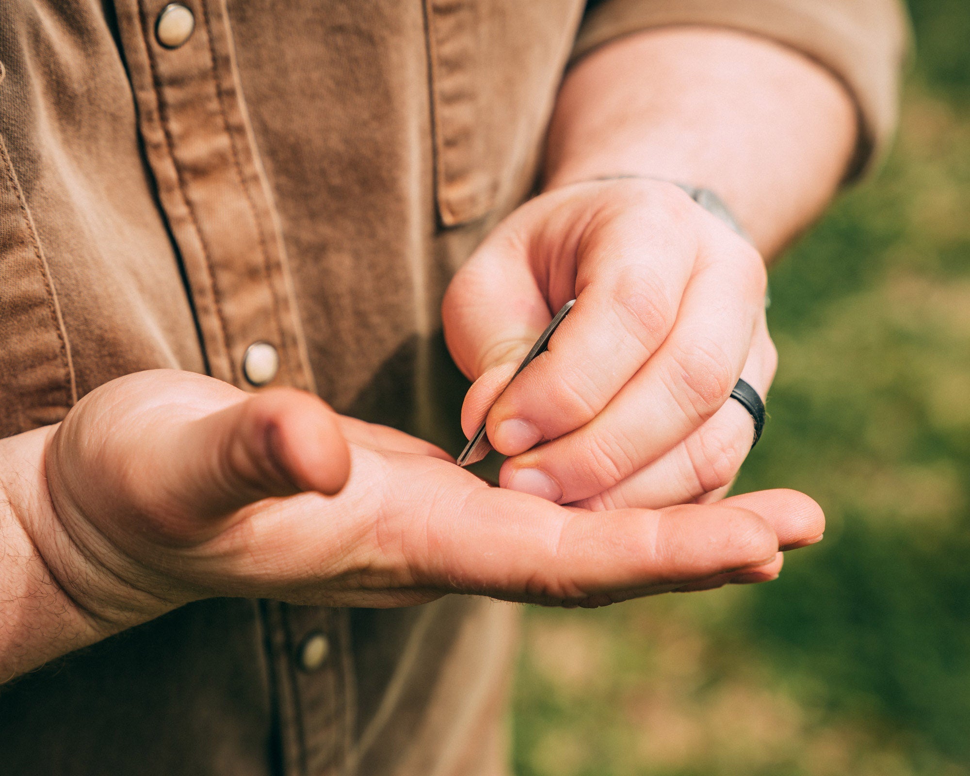 Tiny Titanium Tweezers