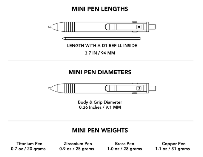 Mini Dual Side Click Pen