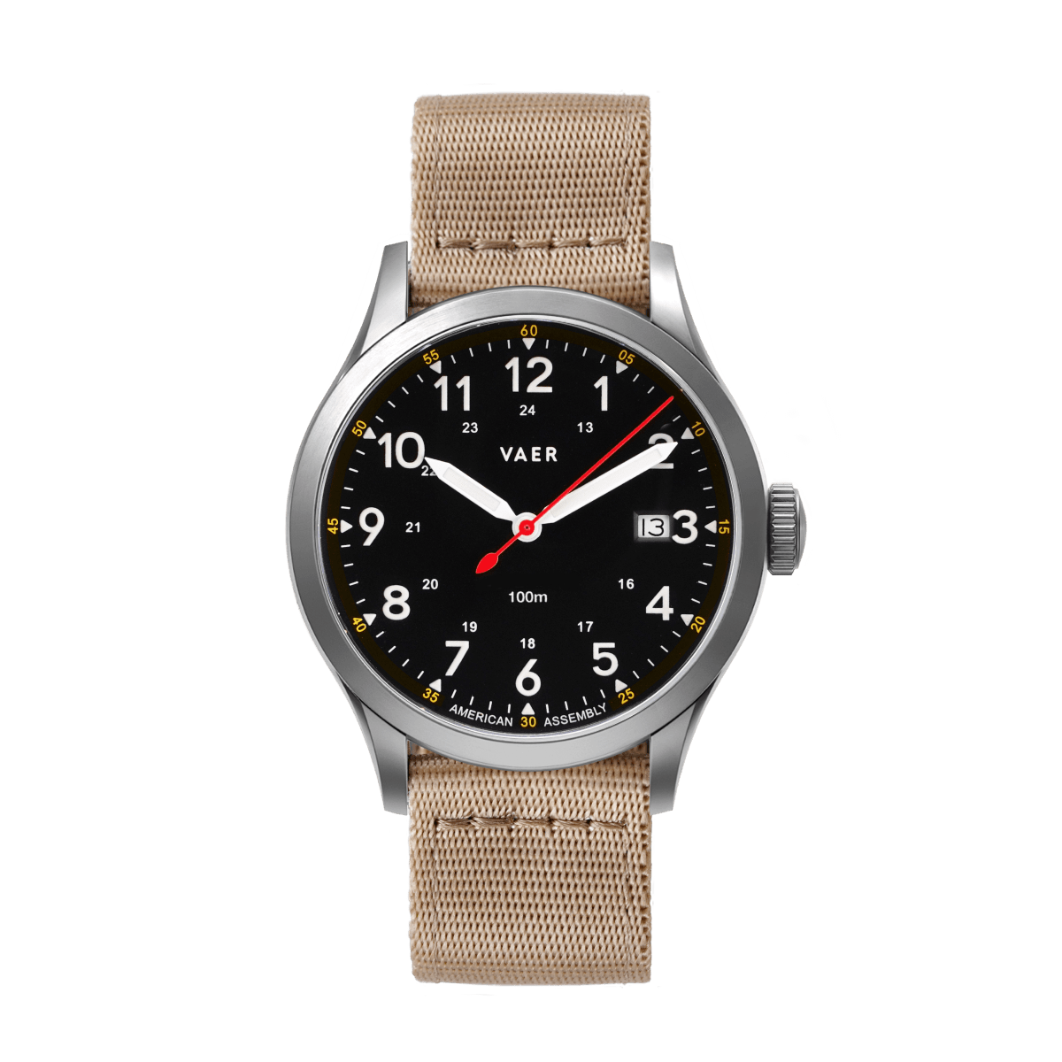 C5 Field Black Solar - 40mm USA