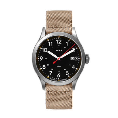 C5 Field Black Solar - 40mm USA