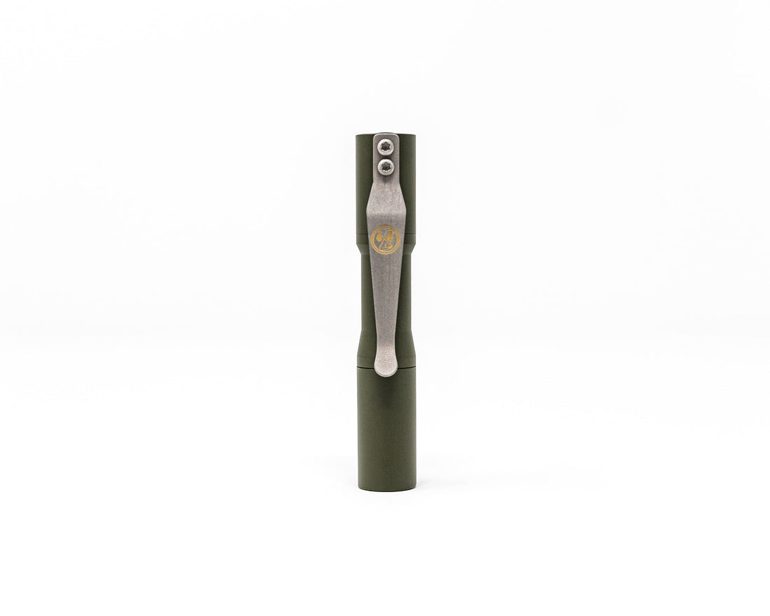 Micro Arcadian Aluminum OD Green Click