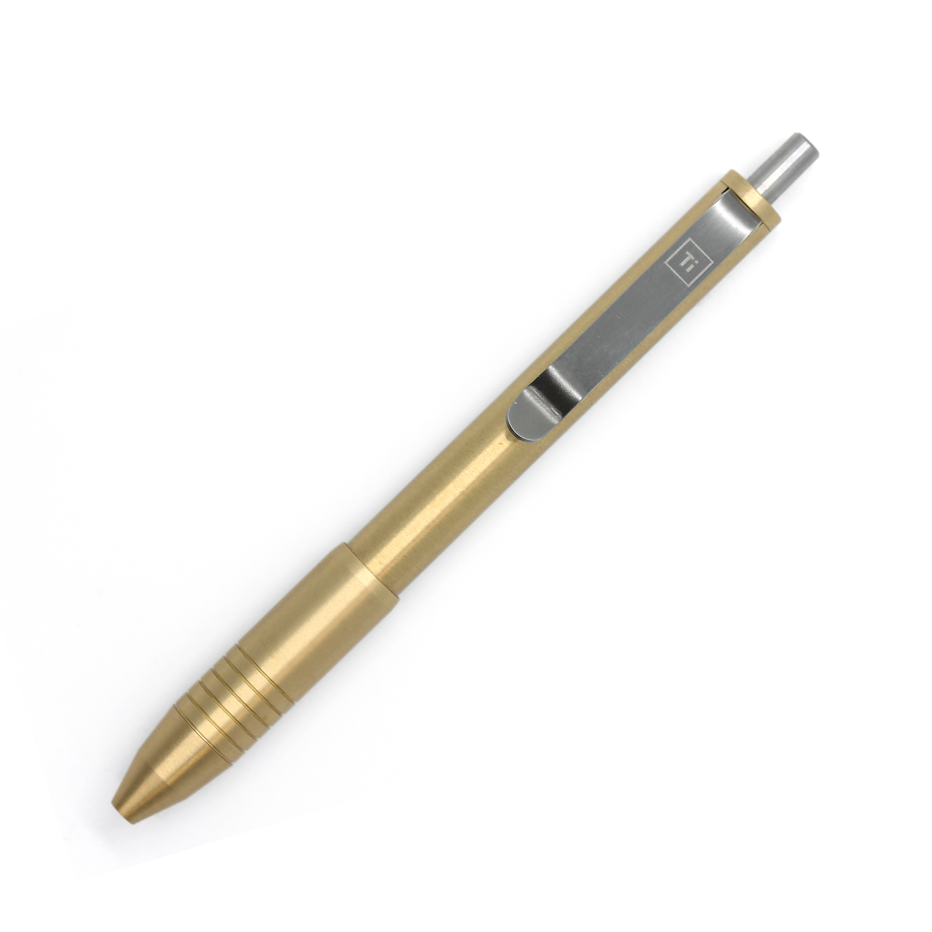 Brass &amp; Copper Click EDC Pen