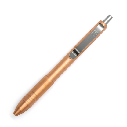 Brass &amp; Copper Click EDC Pen