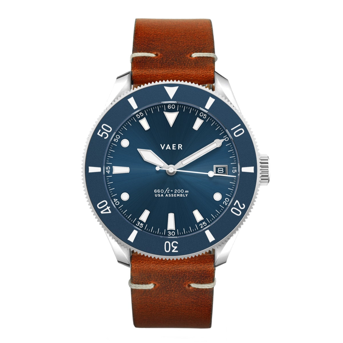 D4 Meridian Navy Matte Solar - 42mm USA
