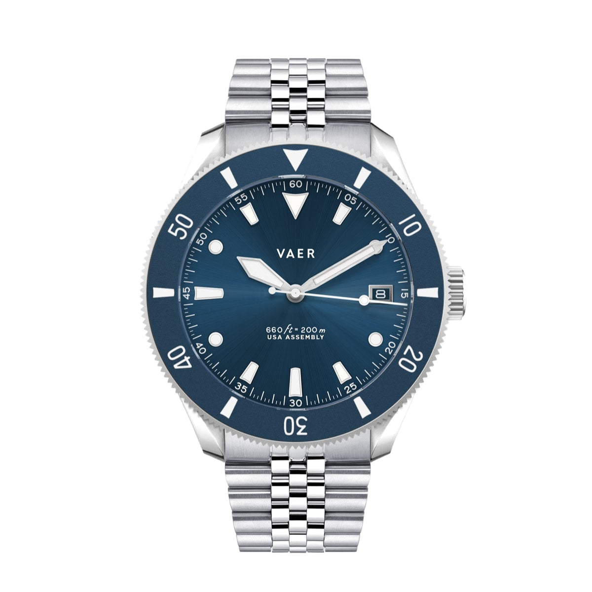 D4 Meridian Navy Matte Solar - 42mm USA