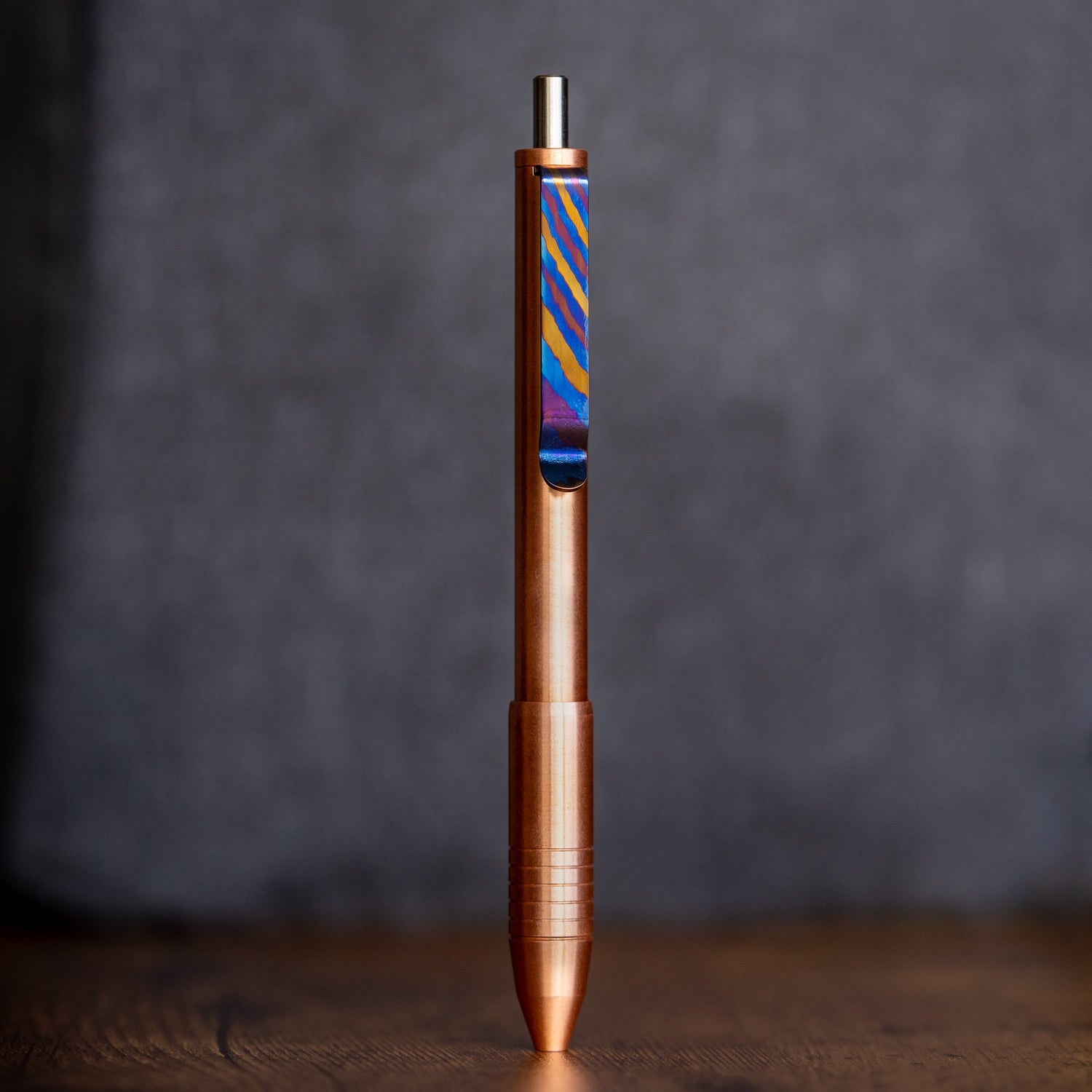 Brass &amp; Copper Click EDC Pen