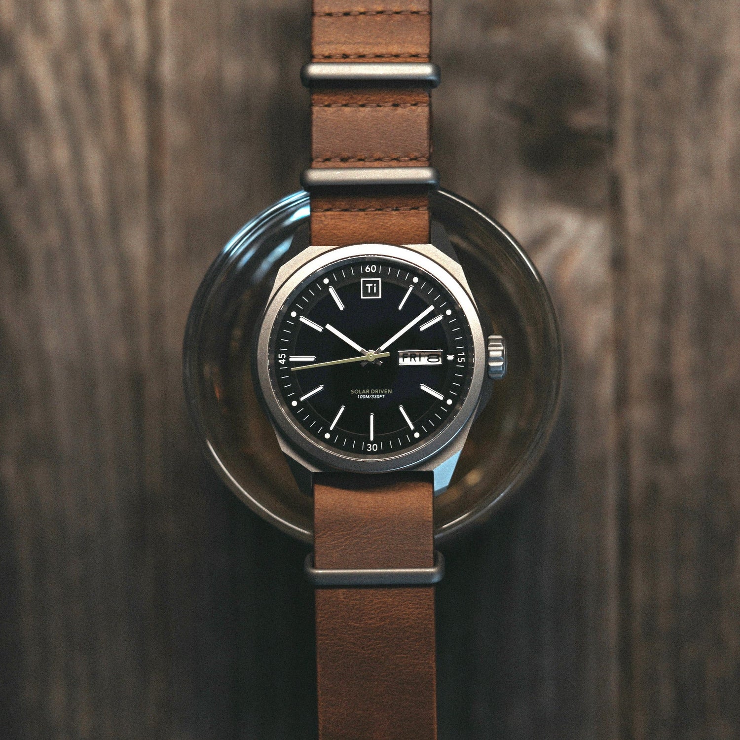 Ti Field Watch / Solar Driven / Stonewashed