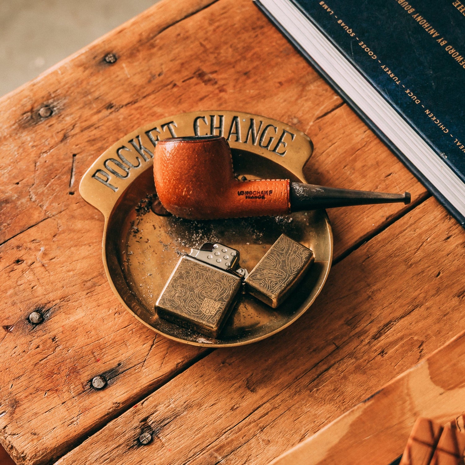 BDEDC Topo Zippo Aged Brass