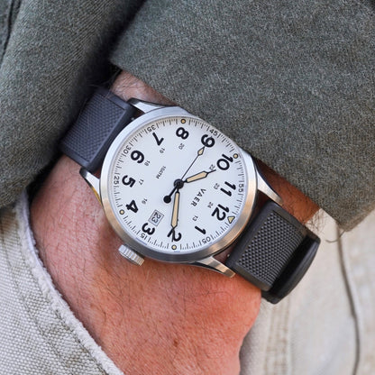 S5 Calendar Field White - 40mm Quartz