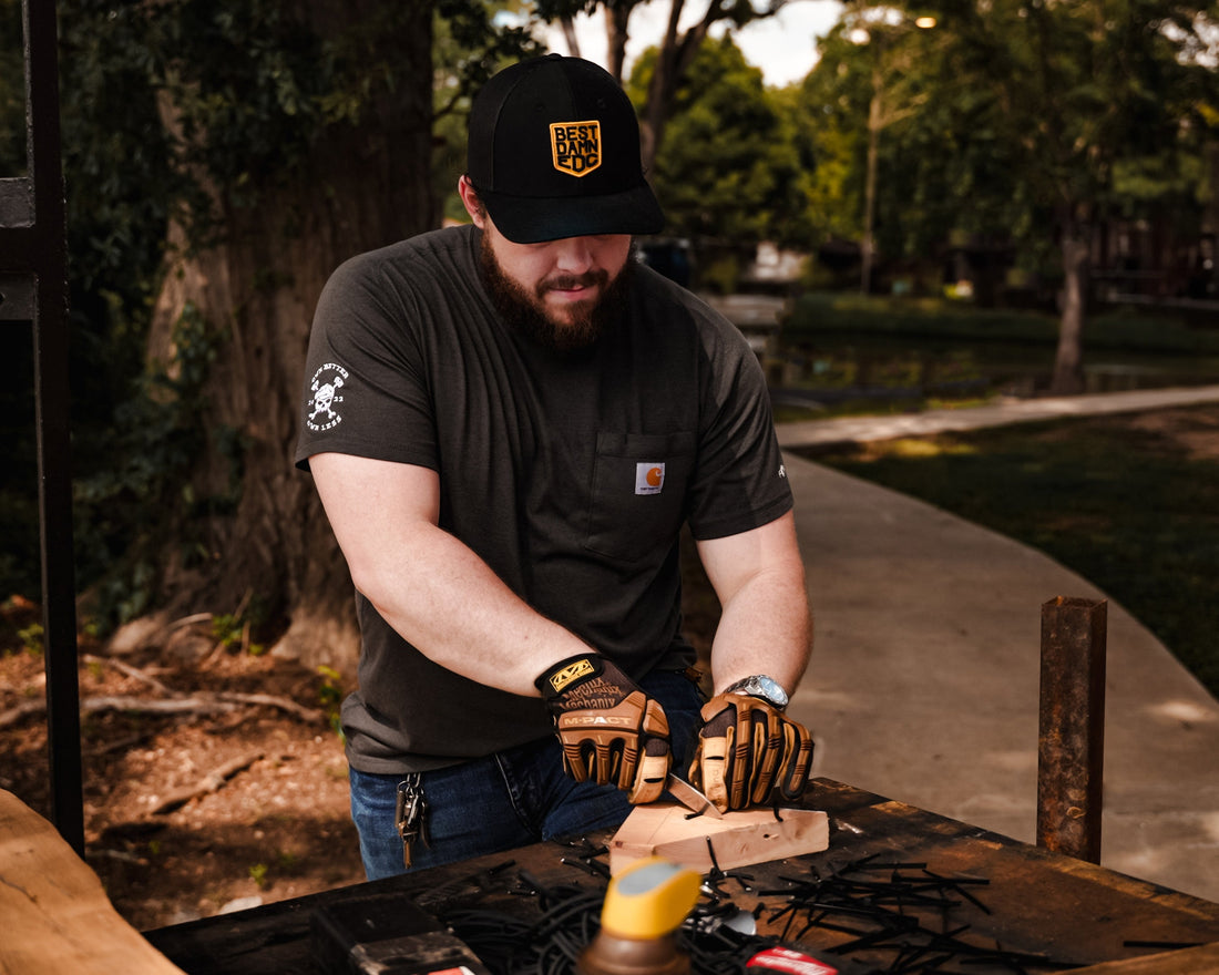 BDEDC Gold Logo Trucker Hat