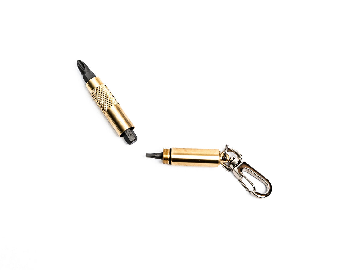 Brass Screwdriver Keychain