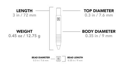 Ti Mini Pen &amp; Brass / Copper Mini Pen