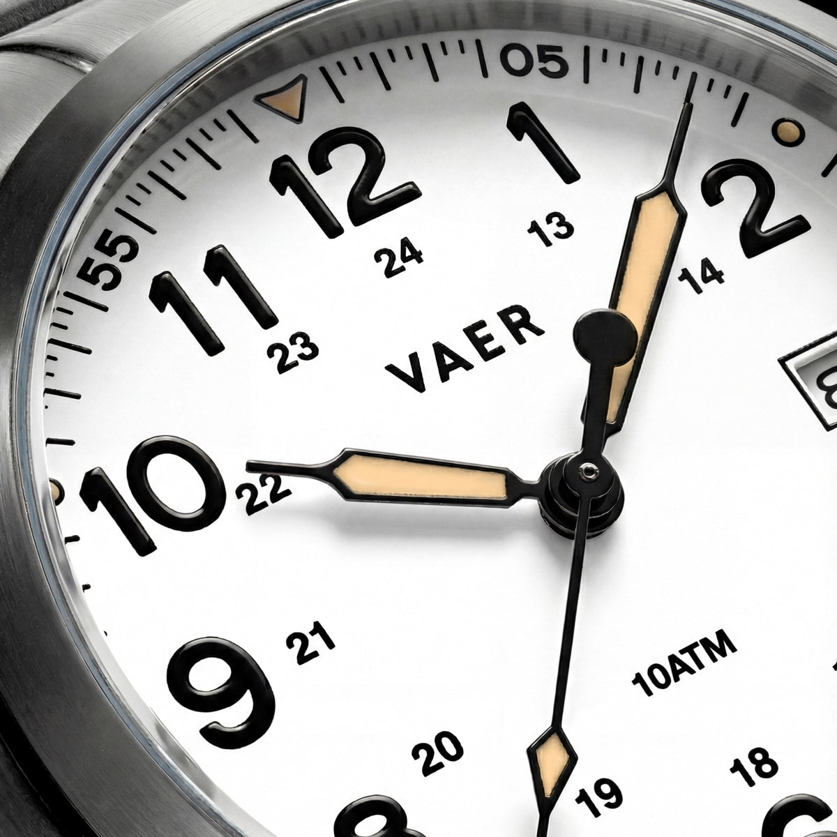 S5 Calendar Field White - 40mm Quartz