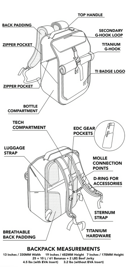 Ti EDC Backpack