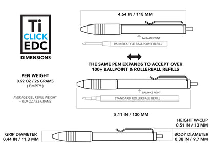 Ti Click EDC Pen