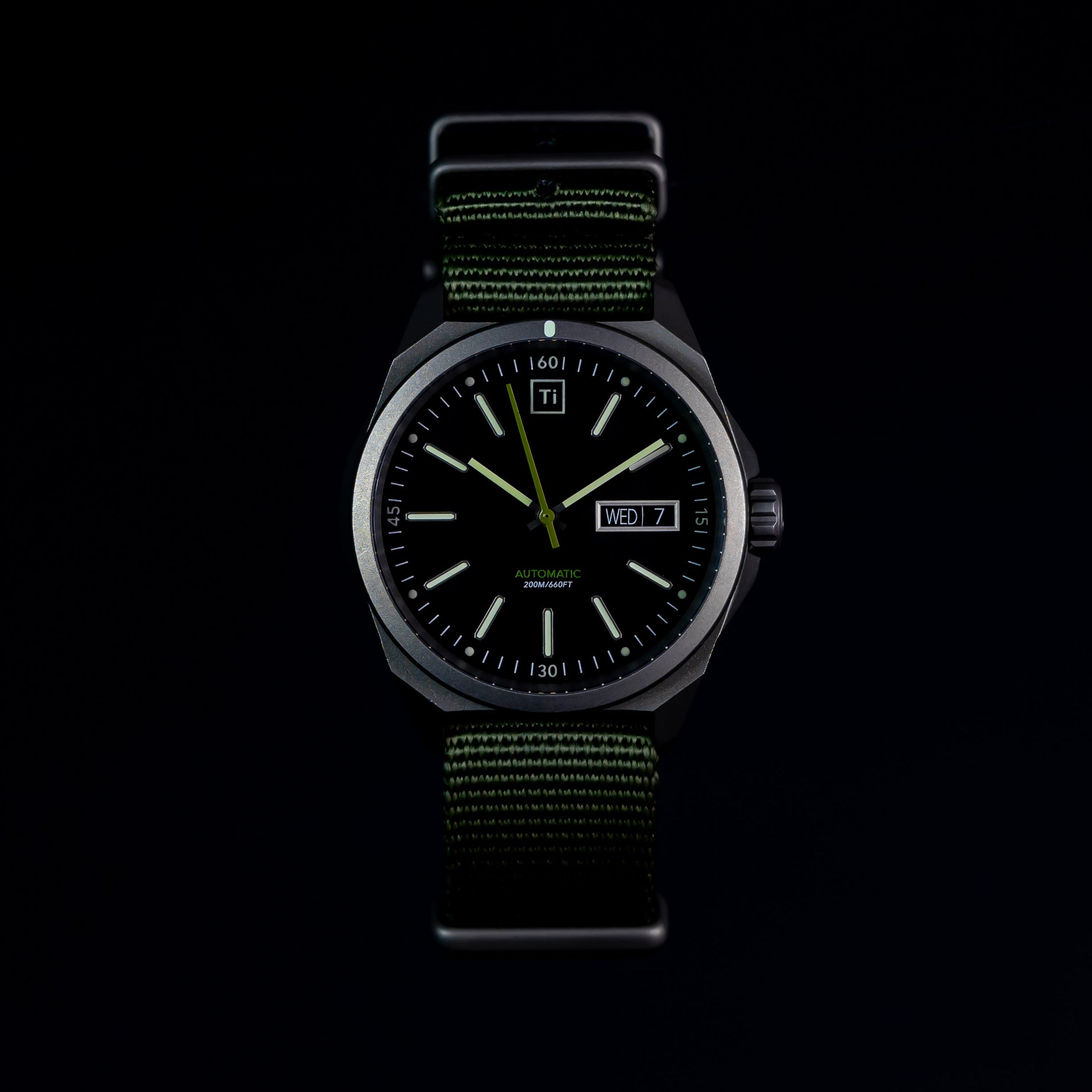 Ti Field Watch / Automatic / Stonewashed